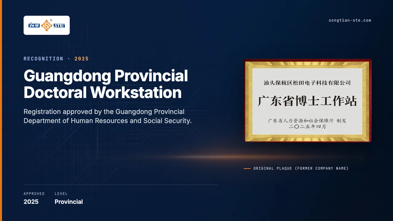 STE approved to set up a Guangdong Provincial Doctoral Workstation