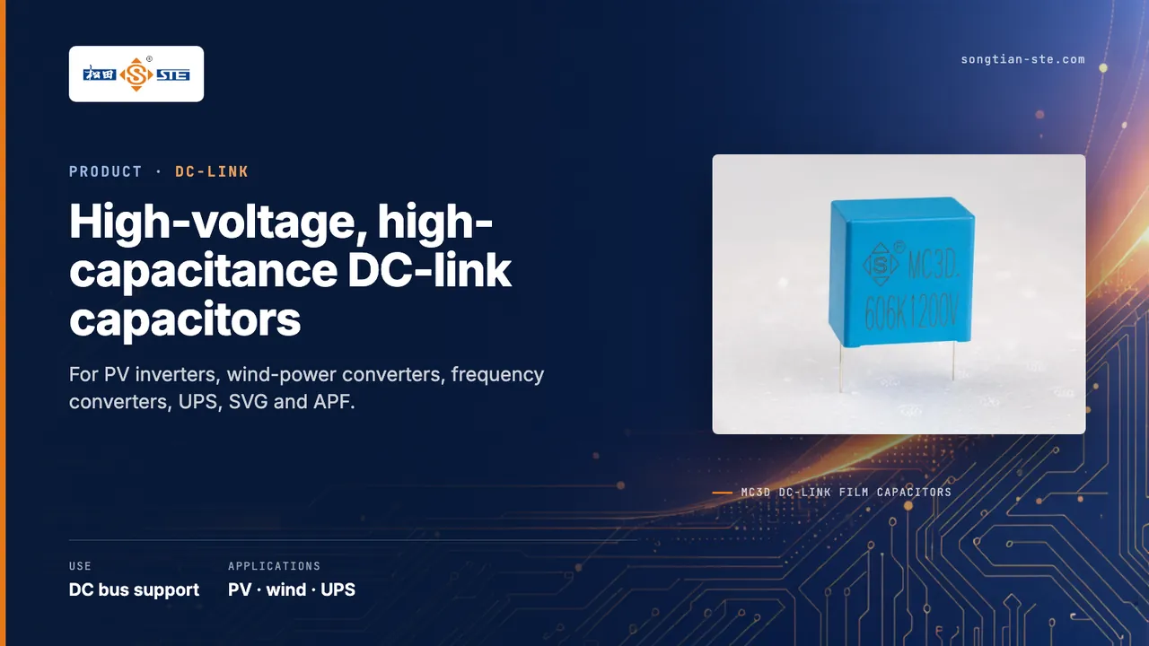 STE expands its high-voltage, high-capacitance DC-link portfolio